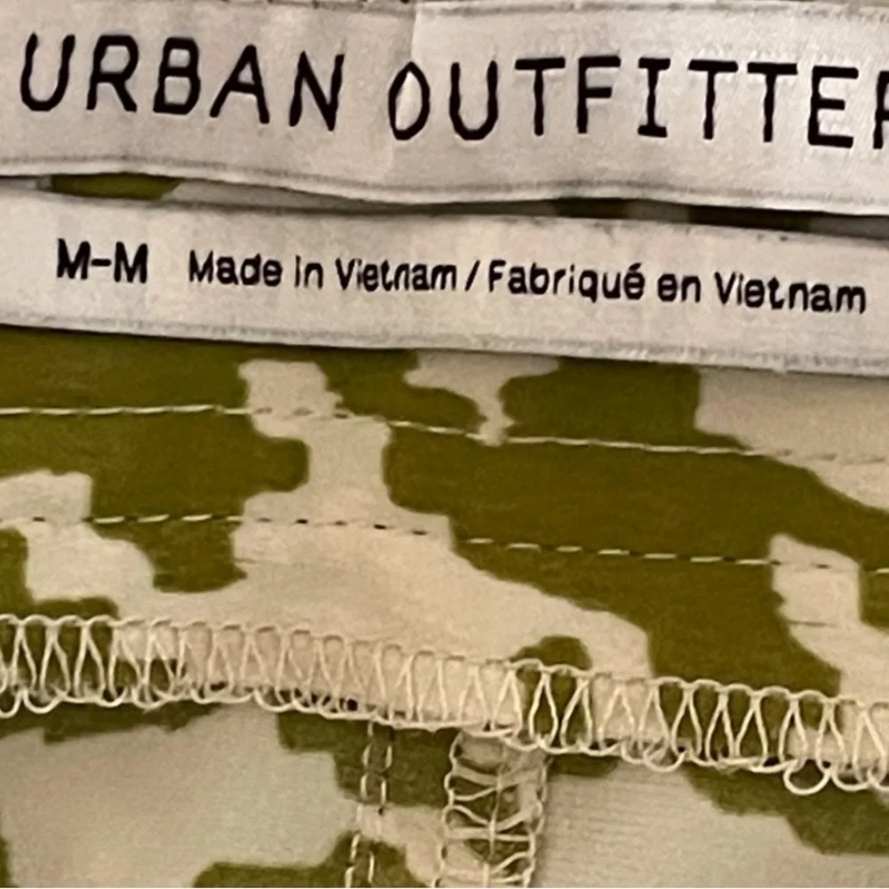 Urban Outfitters Green Palazzo Pants Womens Medium High Rise Boho Retro - Picture 10 of 16